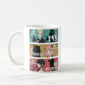 Mug Conception de panneau Pop Art de l'anime Famille F (Gauche)