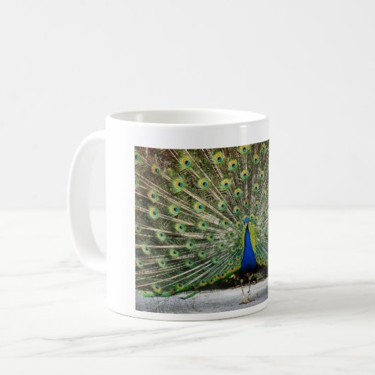 Mug conception de paon (Devant gauche)