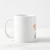 Mug Conception de papa amateur de café drôle (Gauche)