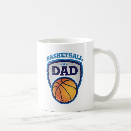Mug Conception de papa de basket-ball à montrer (Droite)