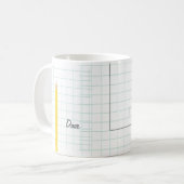 Mug Conception de papier graphique (Devant gauche)