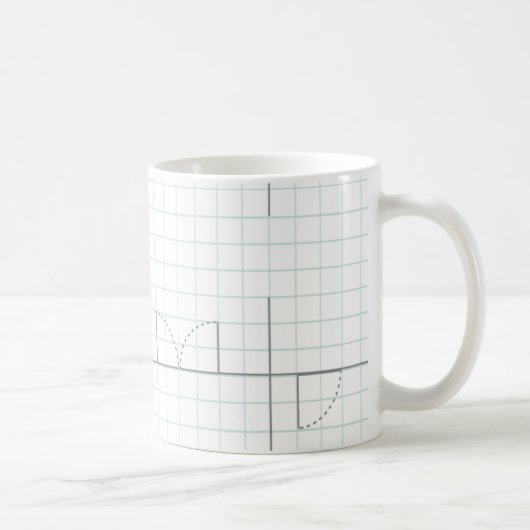 Mug Conception de papier graphique (Droite)