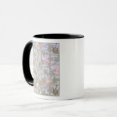Mug Conception de papier peint de "treillis", 1864 (Devant gauche)