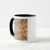 Mug Conception de papier peint de "treillis", 1864 (Devant gauche)