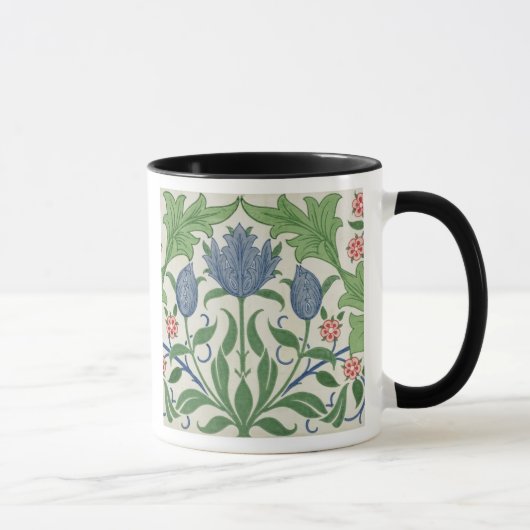 Mug Conception de papier peint floral (Droite)