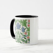 Mug Conception de papier peint floral (Devant gauche)