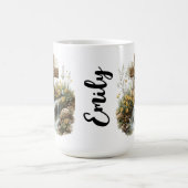 Mug Conception de Pâques à cascade de croix rustique (Centre)