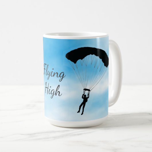 Mug Conception de parachutisme en Skyplongée (Devant droit)