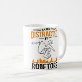Mug Conception de parcours d'obstacles de parkour drôl (Devant droit)