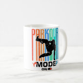 Mug Conception de parcours d'obstacles de parkour drôl (Devant droit)