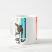 Mug Conception de parcours d'obstacles de parkour drôl (Devant gauche)