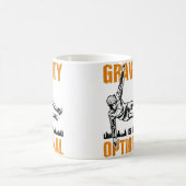Mug Conception de parcours d'obstacles de parkour drôl (Centre)