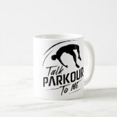 Mug Conception de parcours d'obstacles de parkour drôl (Devant droit)