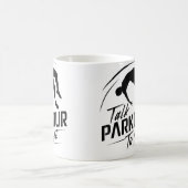Mug Conception de parcours d'obstacles de parkour drôl (Centre)