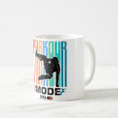 Mug Conception de parcours d'obstacles de parkour drôl (Devant droit)