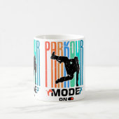 Mug Conception de parcours d'obstacles de parkour drôl (Centre)