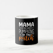 Mug Conception de patch de citrouilles maman Halloween (Centre)