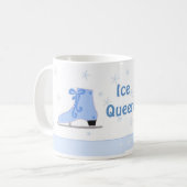 Mug Conception de patinage de la Reine des Glaces (Devant gauche)