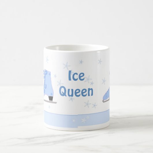 Mug Conception de patinage de la Reine des Glaces (Centre)