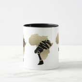 Mug Conception de patrimoine afrocentrique • L'Afrique (Centre)