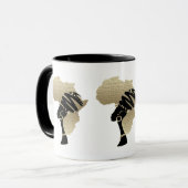 Mug Conception de patrimoine afrocentrique • L'Afrique (Devant gauche)