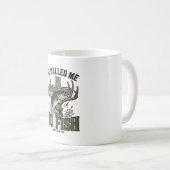 Mug Conception de pêche chrétienne Il m'a appelé à pêc (Devant droit)