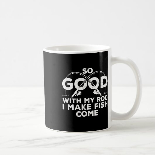 Mug Conception de pêche drôle pour hommes femmes pêche (Droite)