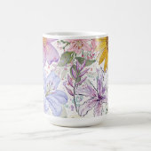 Mug Conception de peinture à l'eau de tournesol (Centre)