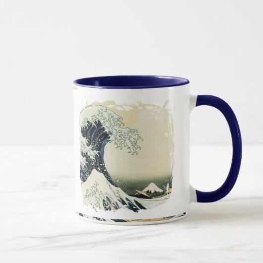Mug Conception de peinture de vague de Japonais (Droite)