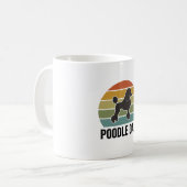 Mug Conception de Père Caniche Vintage Sunset Amoureux (Devant gauche)
