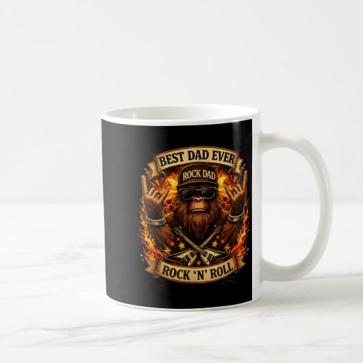 Mug Conception de père drôle de Bigfoot Papa (Droite)