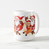 Mug **"Conception de Père Noël ludique – Amusant et Fe (Devant droit)