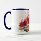 Mug Conception de perroquets tropicaux (Gauche)