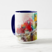 Mug Conception de perroquets tropicaux (Devant gauche)