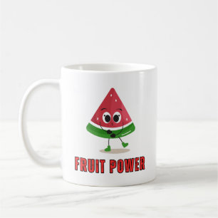 Mug Conception de personnage de pastèque mignonne Frui