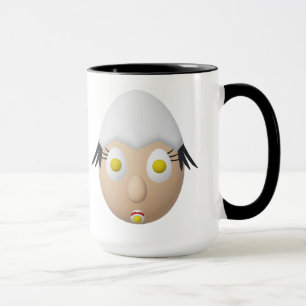Mug Conception de personnage d'œuf fantaisiste RG & RA