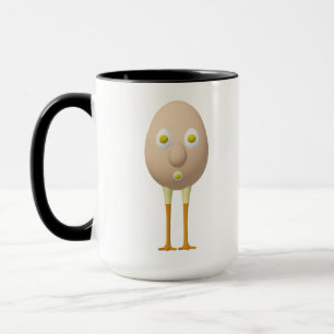 Mug Conception de personnage d'œuf fantaisiste RG & RA