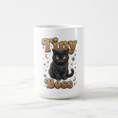 Mug Conception de petit chat noir boss (Centre)