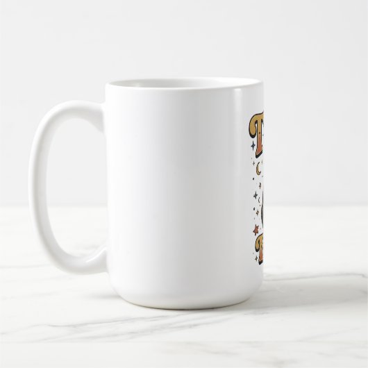 Mug Conception de petit chat noir boss (Gauche)