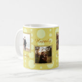 Mug Conception de photo de couple amour avec café text (Devant gauche)