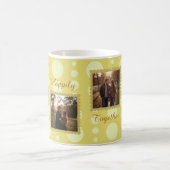 Mug Conception de photo de couple amour avec café text (Centre)