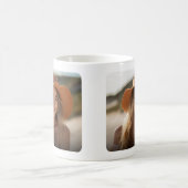 Mug Conception de photo minimale tendance avec année (Centre)