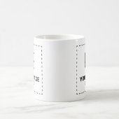 Mug Conception de photo préférée de signature (Centre)