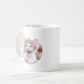 Mug Conception de photo simple à deux cercles (Devant gauche)