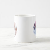 Mug Conception de photo simple à deux cercles (Centre)