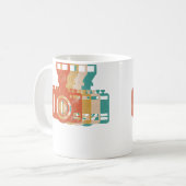 Mug Conception de photographie de style vintage (Devant gauche)