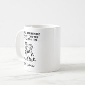 Mug Conception de phrase parfaite pour professeur de g (Devant gauche)