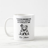 Mug Conception de phrase parfaite pour professeur de g (Gauche)