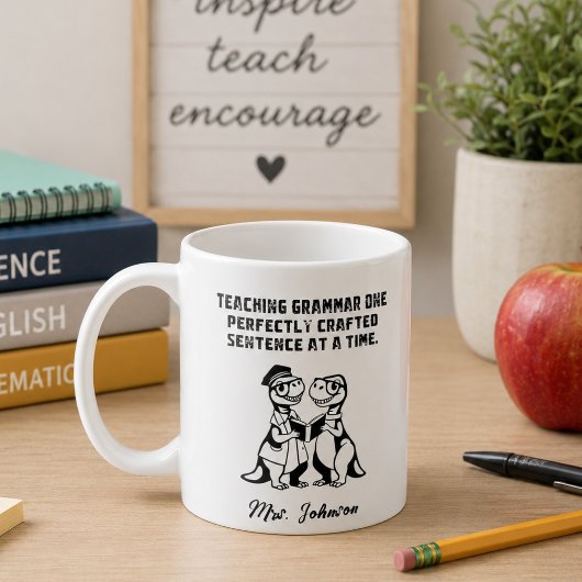 Mug Conception de phrase parfaite pour professeur de g