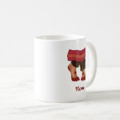 Mug Conception de pieds de danseurs de Bharatanatyam p (Devant droit)
